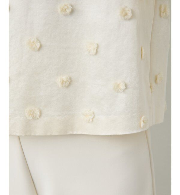 「ボンボンジャガードブラウス」|シャツ・ブラウス|