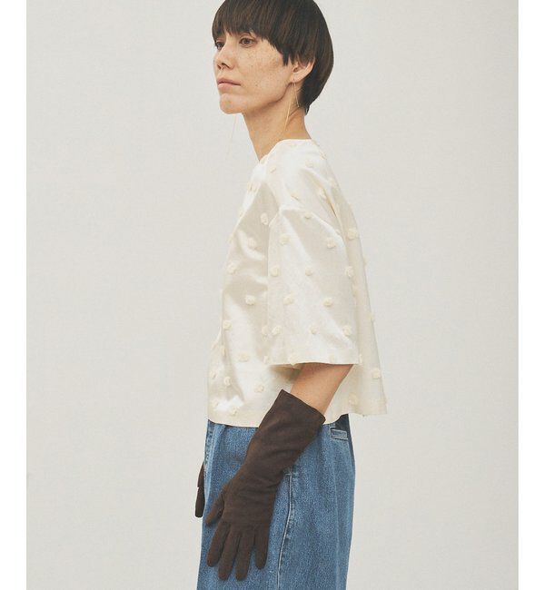  「ボンボンジャガードブラウス」|シャツ・ブラウス|