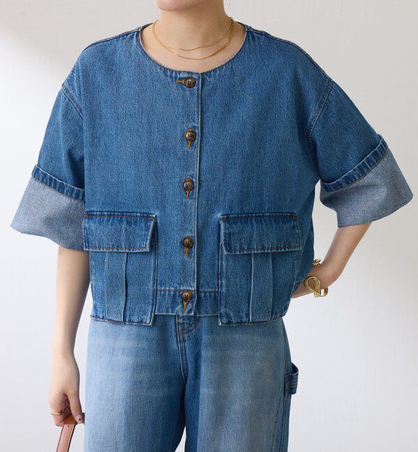  「Q.anos ターンバックジャケット」|ベスト・ジレ|