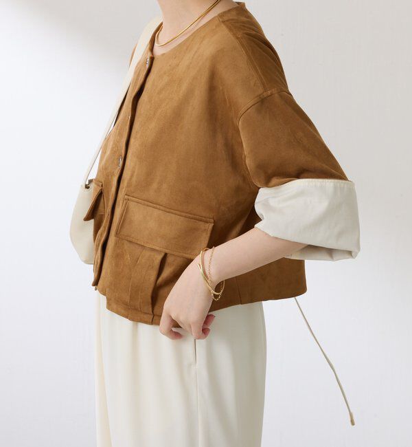  「Q.anos ターンバックジャケット」|ベスト・ジレ|