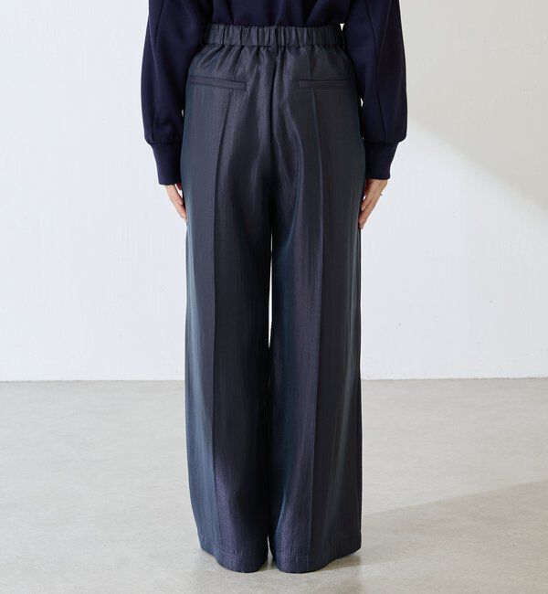  「サテンワイドパンツ」|チノ|