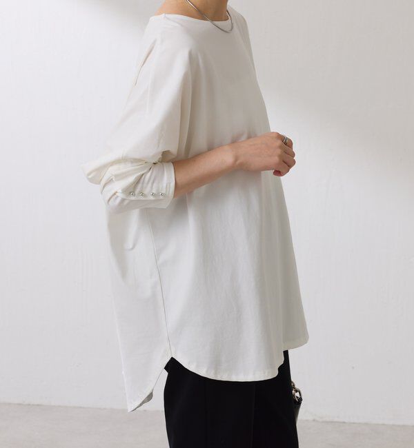  「袖ボタンロンT」|Tシャツ・カットソー|
