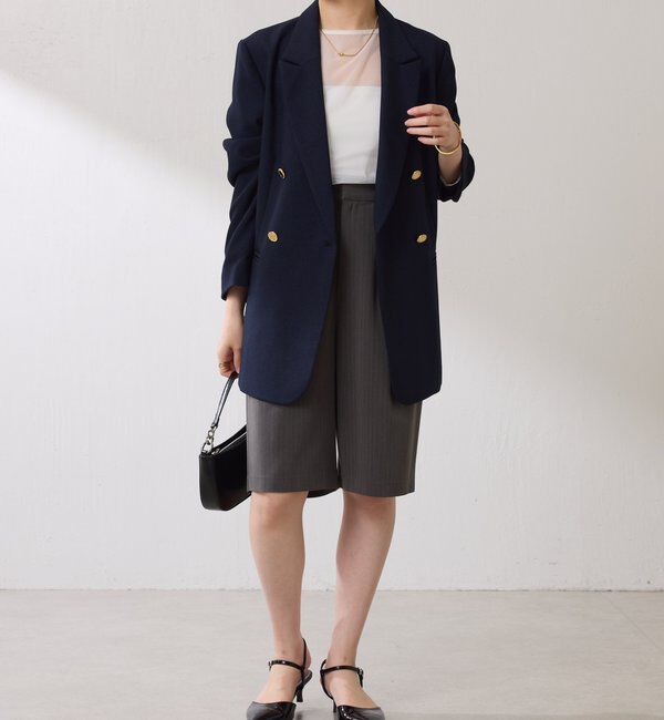  「ウールライクダブルジャケット」|デニムジャケット|