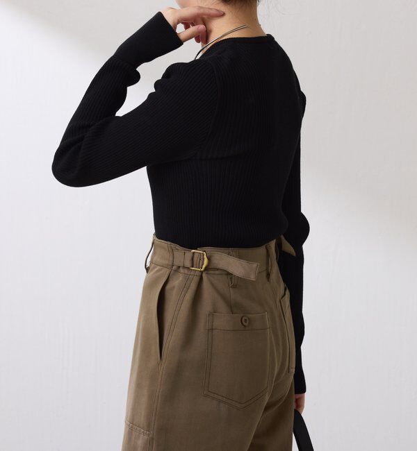  「ヘンリーネックVニット」|ニット・セーター|