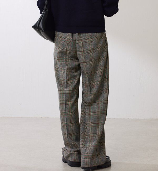  「ウールライクタックパンツ」|チノ|