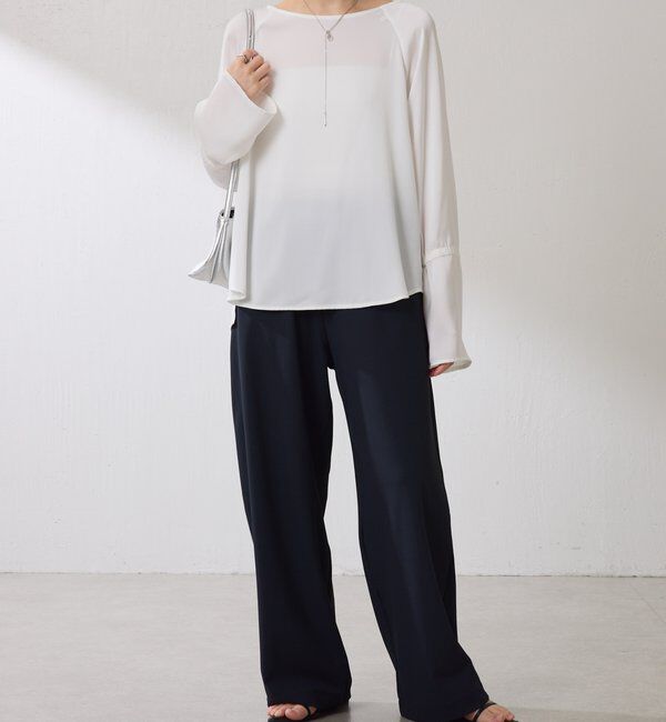  「ロゴベルトトリコットパンツ」|チノ|