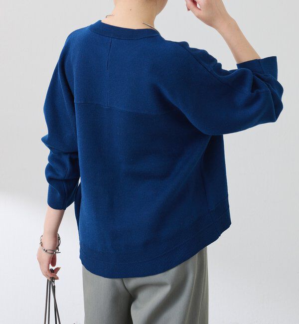  「スウェットライクラウンドヘムニット」|ニット・セーター|