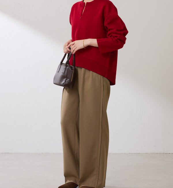  「スウェットライクラウンドヘムニット」|ニット・セーター|