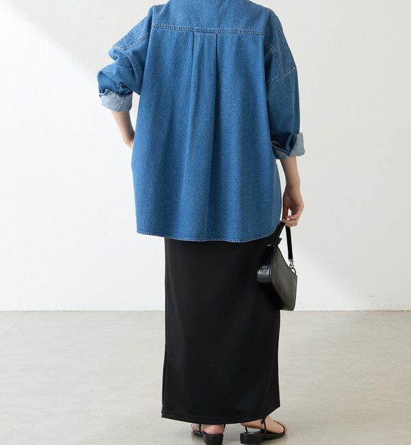  「Q.anos デニムシャツジャケット」|シャツ・ブラウス|