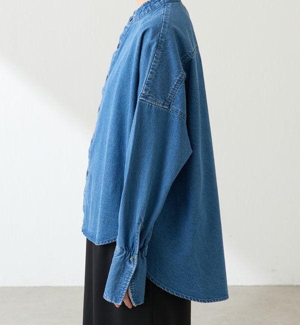  「Q.anos デニムシャツジャケット」|シャツ・ブラウス|