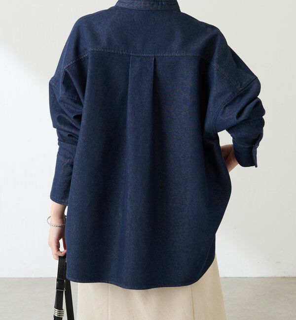  「Q.anos デニムシャツジャケット」|シャツ・ブラウス|