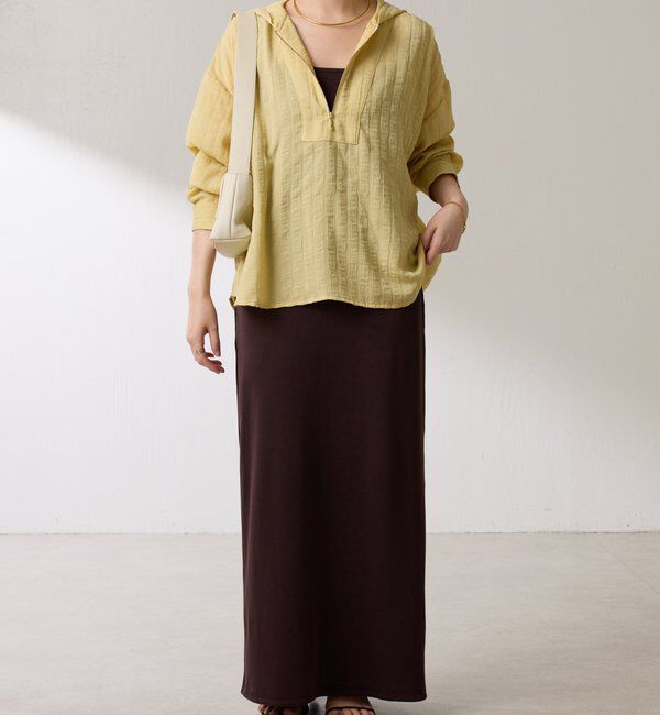  「【ロングシーズン活躍◎】シアークレープパーカー」|シャツ・ブラウス|