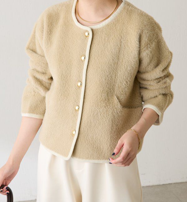  「ミニシャギーカーディガン」|ニット・セーター|