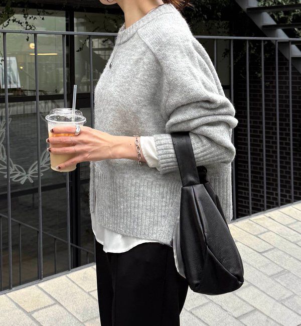  「ヤクライクショートニット」|ニット・セーター|