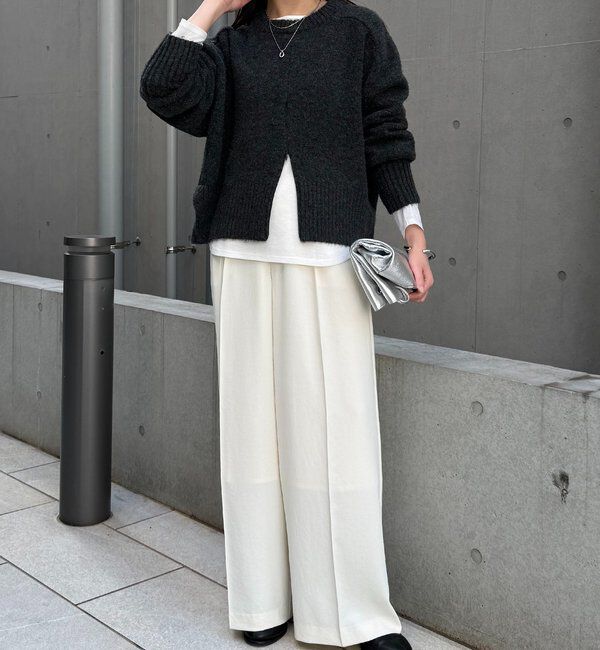  「ヤクライクショートニット」|ニット・セーター|