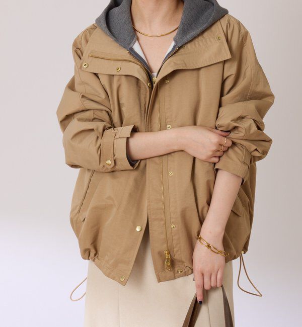  「ライナー付きスタンドネックブルゾン」|キュロット|