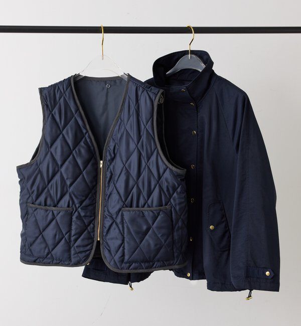  「ライナー付きスタンドネックブルゾン」|キュロット|