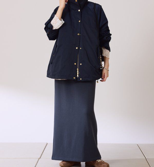  「ライナー付きスタンドネックブルゾン」|キュロット|