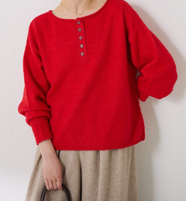  「2WAYヘンリーネックニット」|ニット・セーター|