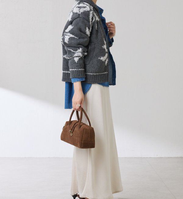  「ビッグモチーフカウチンカーディガン」|ニット・セーター|