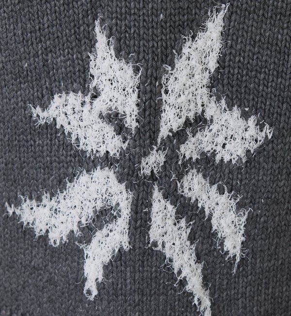  「ビッグモチーフカウチンカーディガン」|ニット・セーター|