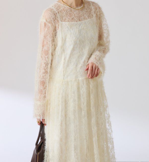  「シアーギャザーワンピース」|ワンピース|