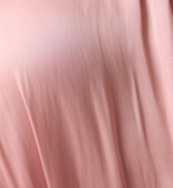  「割繊サテンスキッパーブラウス」|シャツ・ブラウス|