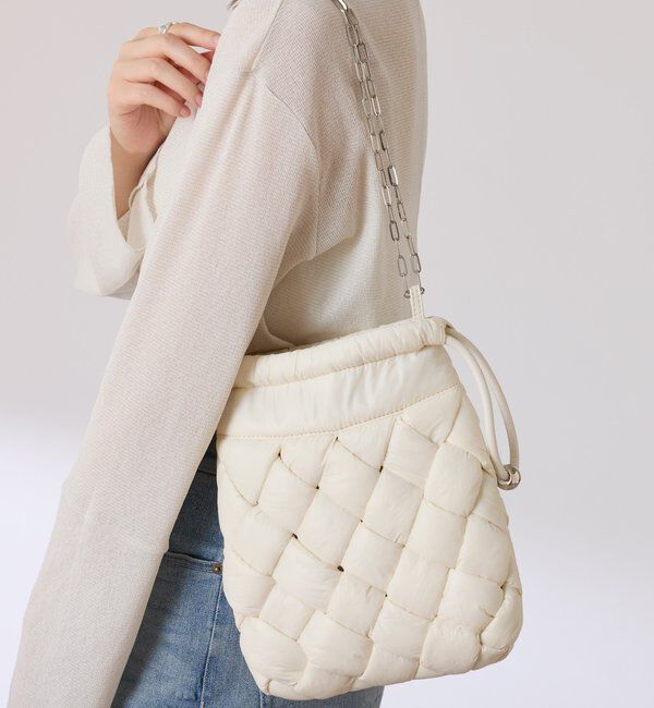  「【PAPILLONNER/パピヨネ】スクエアメッシュショルダーバッグ」|トートバッグ|