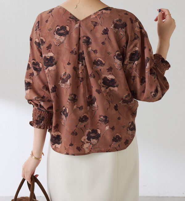  「ヴィンテージフラワー柄ブラウス」|シャツ・ブラウス|