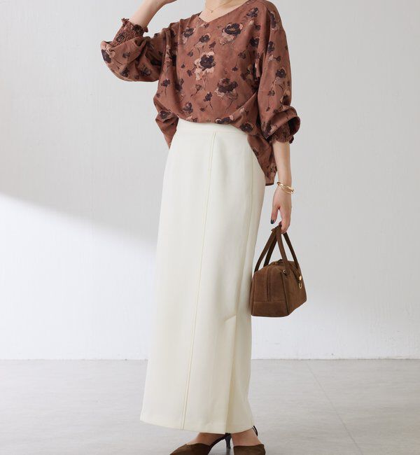  「ヴィンテージフラワー柄ブラウス」|シャツ・ブラウス|