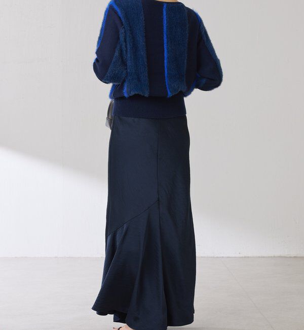  「【IDE監修大きめサイズ/WEB限定リバイバル】サテンマーメイドスカート」|スカート|