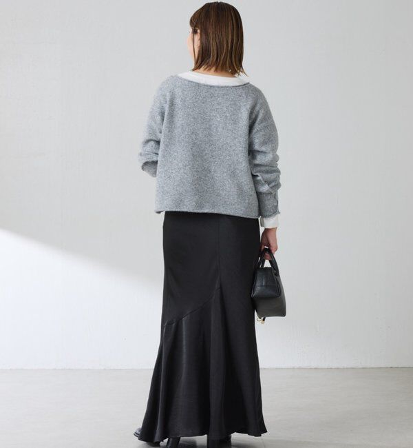  「【IDE監修大きめサイズ/WEB限定リバイバル】サテンマーメイドスカート」|スカート|