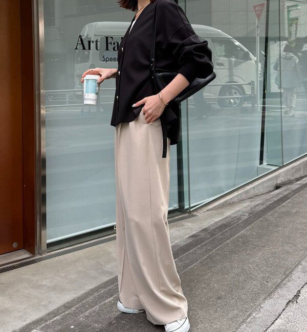  「メタル釦ジョーゼットカーディガン」|Tシャツ・カットソー|