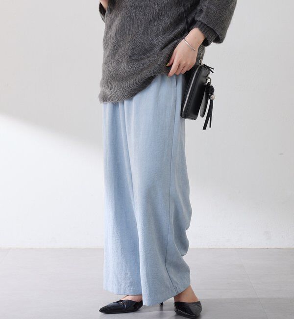  「【ウエスト調整可】ピーチイージーパンツ」|チノ|