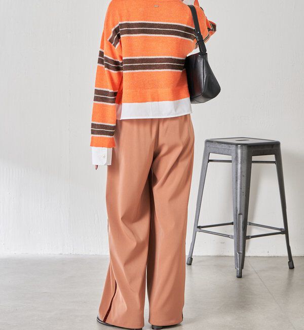  「エアリードッキングボーダーニット」|ニット・セーター|