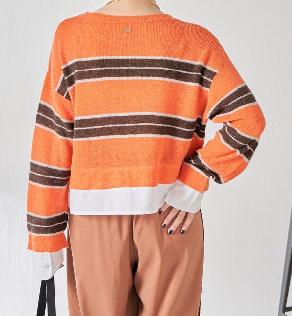  「エアリードッキングボーダーニット」|ニット・セーター|