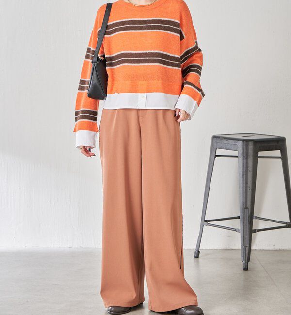  「エアリードッキングボーダーニット」|ニット・セーター|