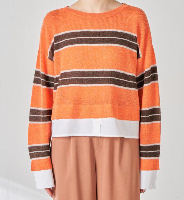  「エアリードッキングボーダーニット」|ニット・セーター|