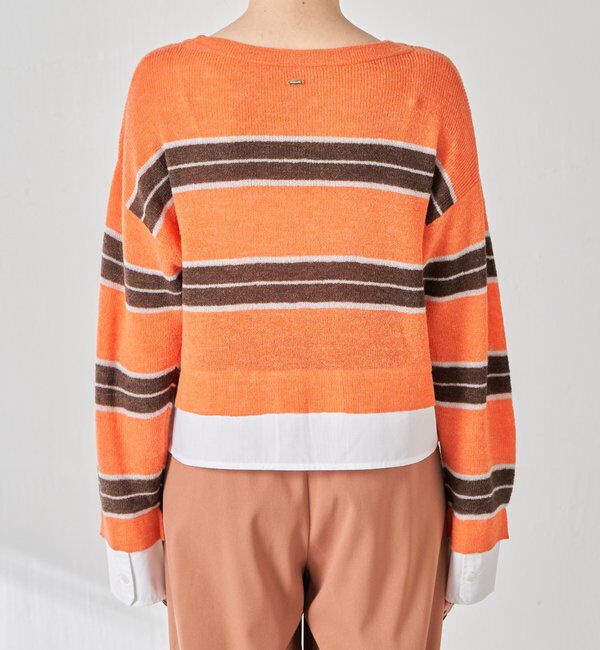  「エアリードッキングボーダーニット」|ニット・セーター|