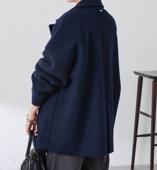  「ニットスリーブダブルコート」|その他|
