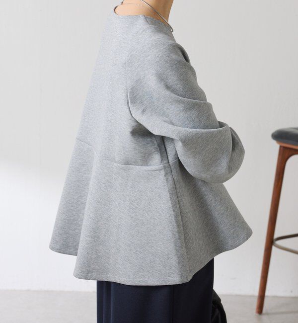  「袖ビジューペプラムカットソー」|Tシャツ・カットソー|