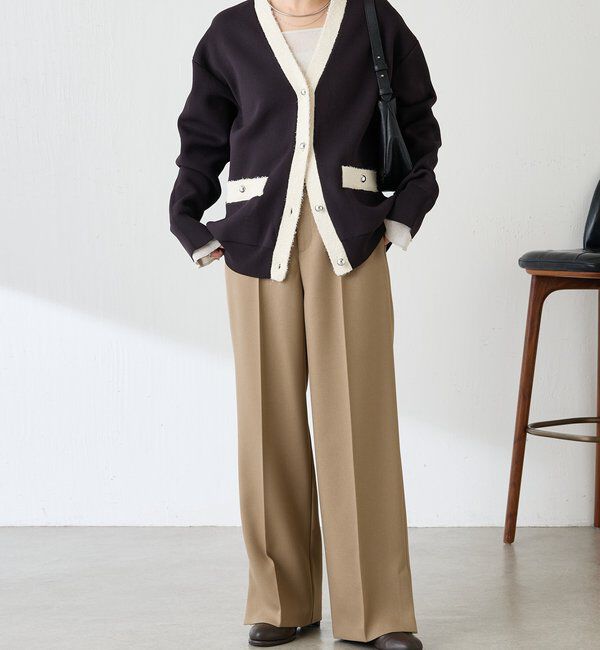  「ハーフミラノニットカーディガン」|ニット・セーター|