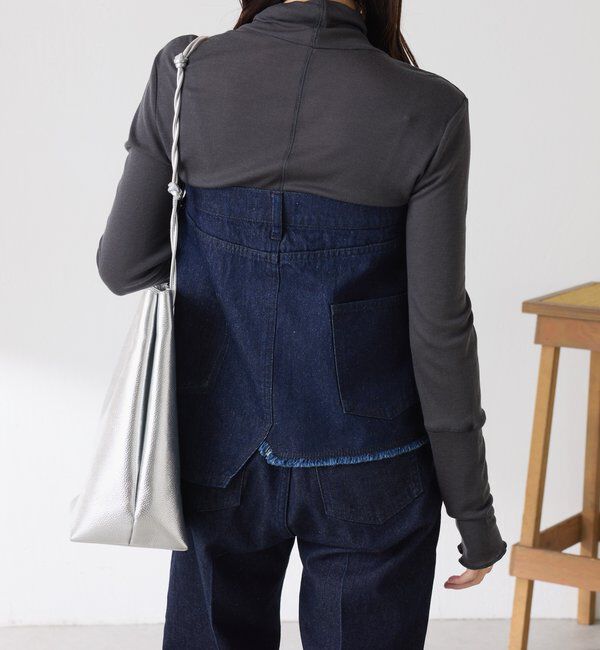  「Q.anos　レイヤードデニムスカート」|スカート|