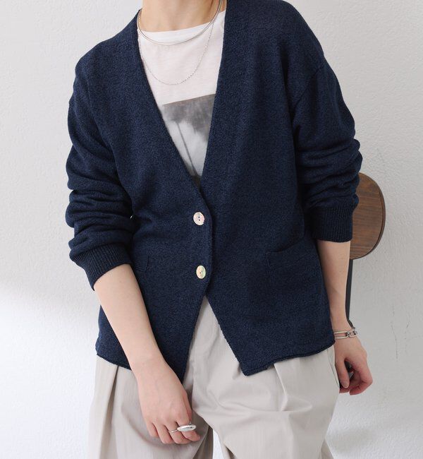  「コットン混カーディガン」|ニット・セーター|
