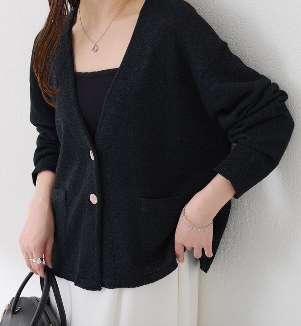  「コットン混カーディガン」|ニット・セーター|