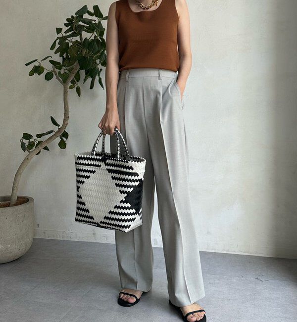  「スクエアニットタンク」|ニット・セーター|