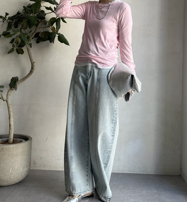  「【新色追加】コットンシアーTEE」|Tシャツ・カットソー|