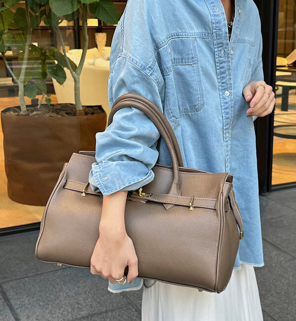  「【新色追加】レザートートバッグ」|トートバッグ|