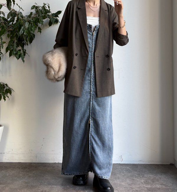  「リヨセルデニムジャンスカ」|ワンピース|