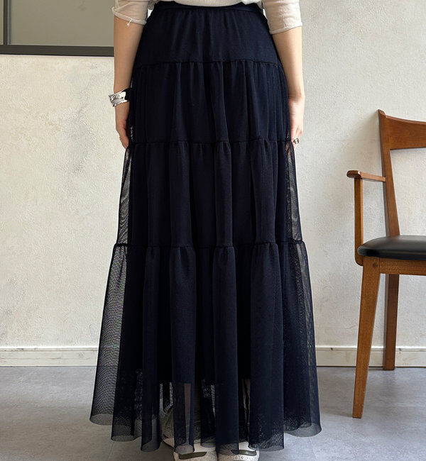  「【SAKURA @___saku14_ 企画】メッシュティアードスカート」|スカート|